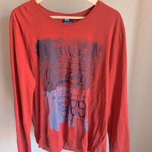 men’s long sleeve shirt
